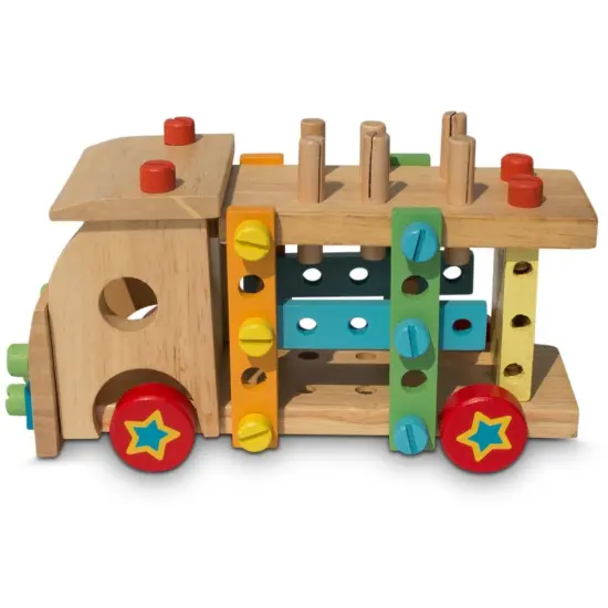 Set of Wooden Truck with Building Tools {5}
