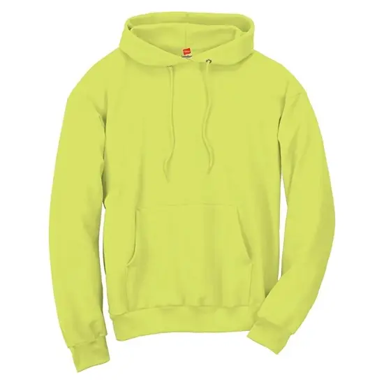 Jerzees&reg; Fleece Pullover Hooded Sweatshirt SAFETY GREEN {1}