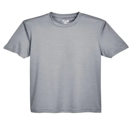 Team 365&reg; Youth Sonic Heather Performance T-Shirt ATHLETIC HEATHER {1}