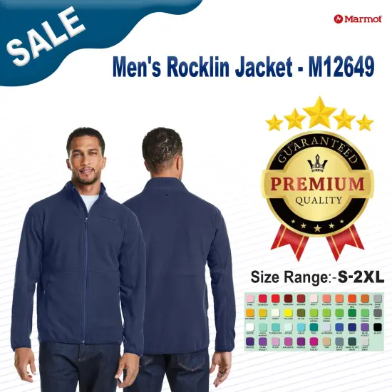 Marmot&reg; Men's Rocklin Jacket Steel onyx {2}