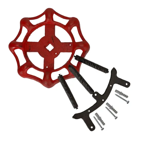 Vintage Outdoor Faucet Spigot Garden Hose Holder - Cast Iron Weather-Resistant {6}