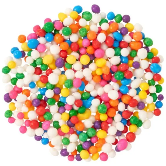 Multi-Color Nonpareils Sprinkles 4oz {1}