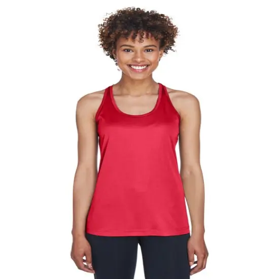 Team 365&reg; Ladies' Zone Performance Racerback Tank SPORT DARK NAVY {3}