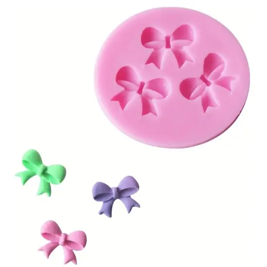 Mini Bows Trio Silicone Mold {4}