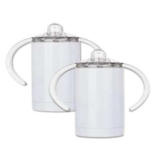 Craft Express 2 Pack 13oz Stainless Steel Sublimation Sippy Cups {1}