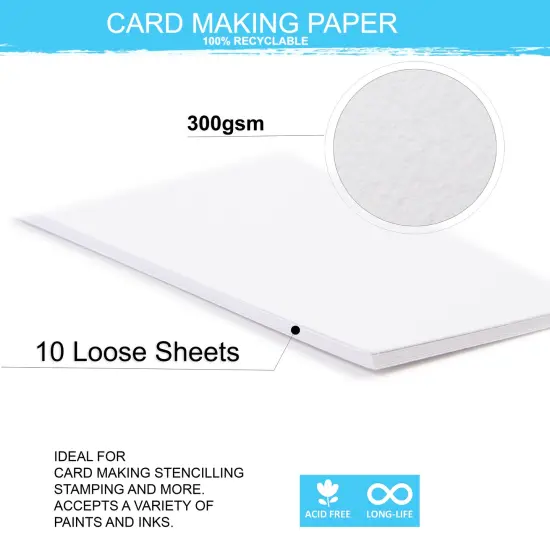 Little Birdie Card Making A4 Paper 300gsm-10 Sheets {5}