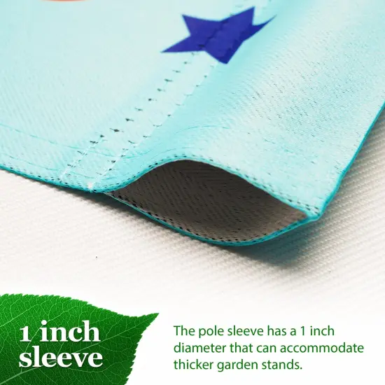 G128 Heart America Belongs Garden Flag 12x18 In Double Sided Independence Day Yard Garden Lawn Decoration {5}