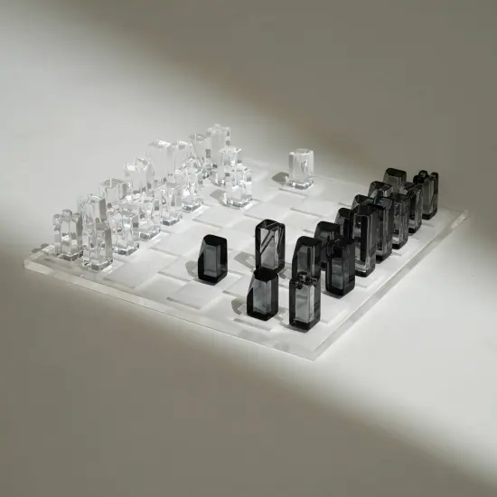 Acrylic Chess Game Set Multi {6}