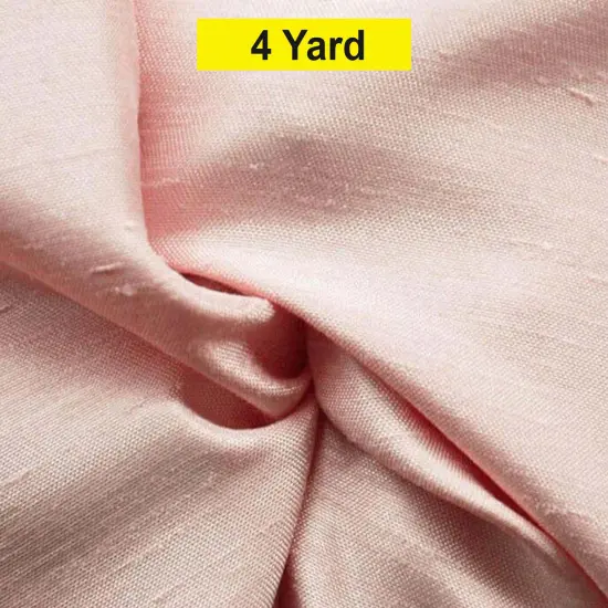 Shantung Satin Fabric Satin Dupioni Silk for Apparel and Garments 60" wide Blush Pink {1}