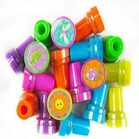 Tiny Mills 24 Pcs Spring Flowers Butterfly Stampers for Kids Easter Egg Fillers {4}