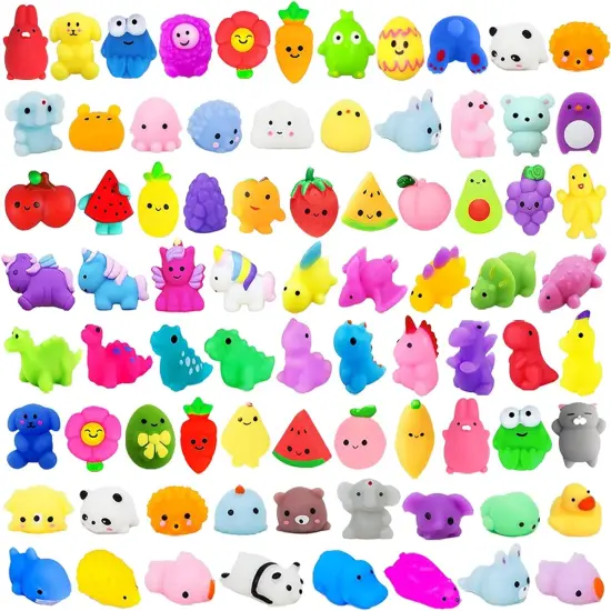 130Pcs Mochi Squishy Toys {1}