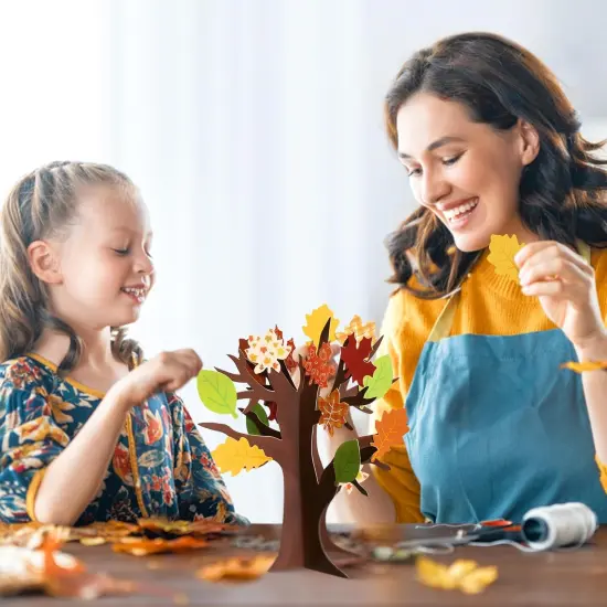 16Pcs Fall Thankful Trees Craft Kits for Kids {4}