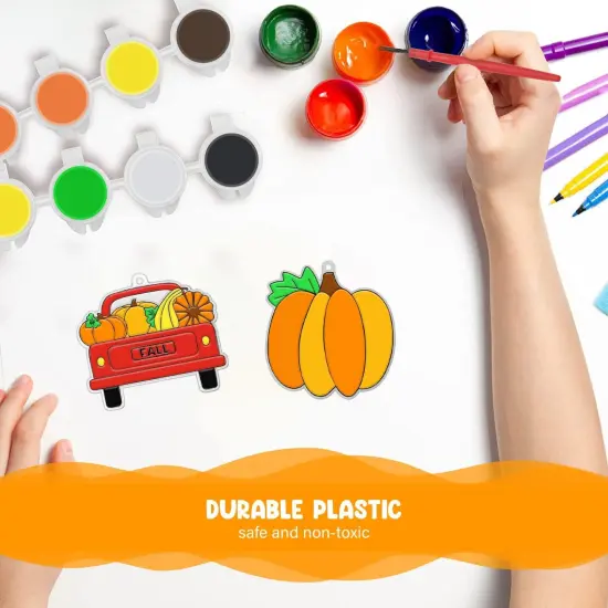 27 Sets Thanksgiving Craft Kits DIY Window Paint Art Suncatchers Craft Kits {5}