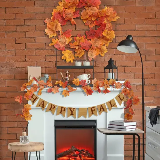 2 Pack Leaf Fall Garland {3}