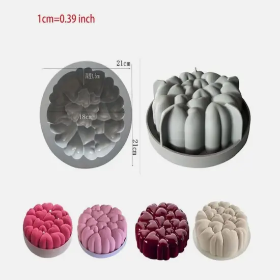 Heart Breakable Silicone Mold {2}