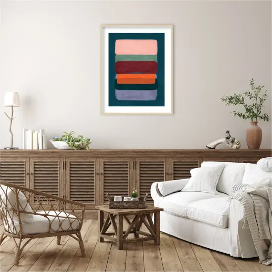 Layered Cake II by Grace Popp Wood Framed Wall Art Print {5}