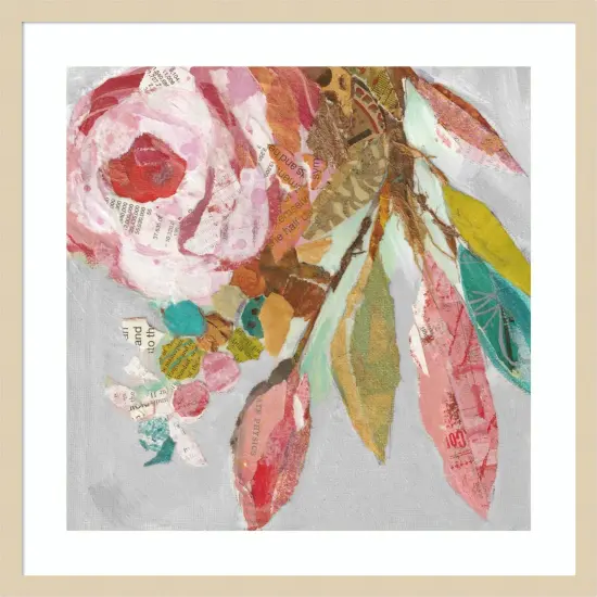 Dream Flower III by Elizabeth St Hilaire Wood Framed Wall Art Print {1}