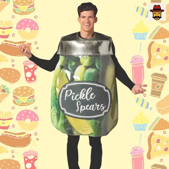Pickle Jar Costume Funny Tunic Perfect for Halloween Parties {4}