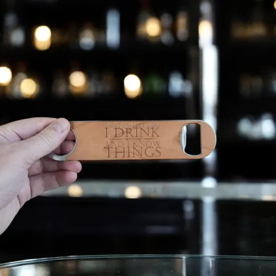 Wooden Bottle Opener - Thats what I do {2}