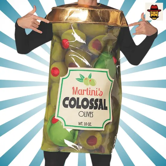 Olive Jar Costume Funny Food Tunic Big Poppa Party Outfit {5}