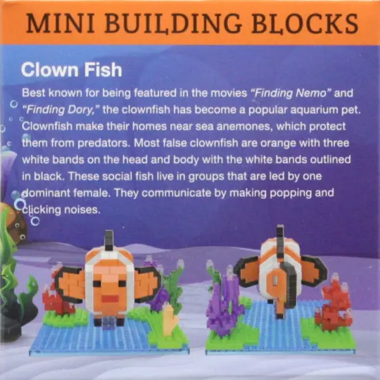 Mini Building Blocks - Clown Fish {4}