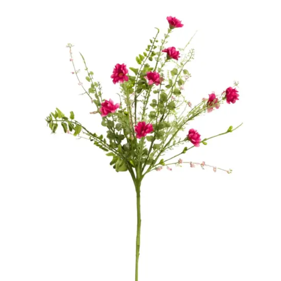 18" Wild Flower Filler Pick: Pink {1}