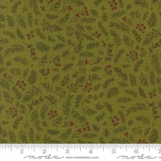 Dark Green Emmitt And Ivy Holly Blenders 44"/45" Fabric Per Yard {1}