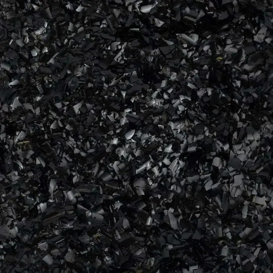 Black Edible Shimmer Flakes 4 Gram Jar {3}