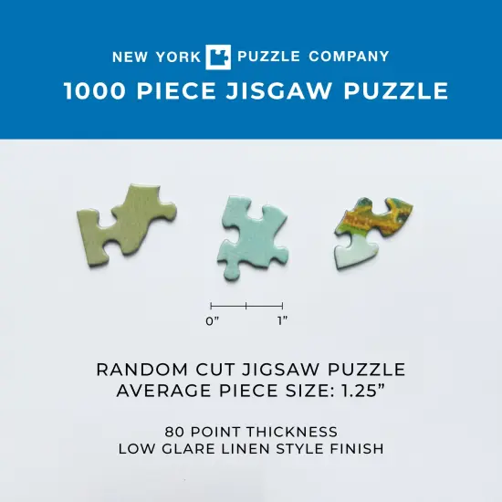 New York Puzzle Company Art Auction 1000 Piece Piece Jigsaw Puzzle {4}