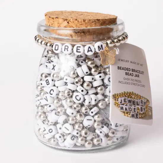 Silver DREAM Bead Jar {1}