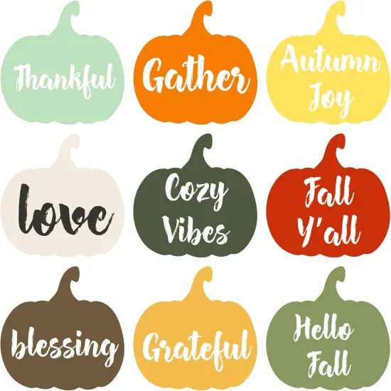 Pumpkin Fall Stickers {1}