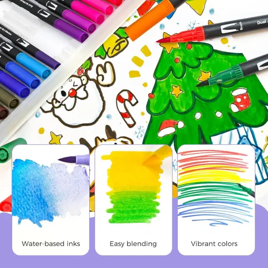 120 Colors Markers for Adult Coloring Books {3}