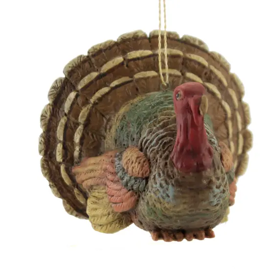 Bethany Lowe 3.75 In Resting Turkey Ornament Thanksgiving Tree Ornament , Thanksgiving Decor Gobble Thanksgiving Brown {1}