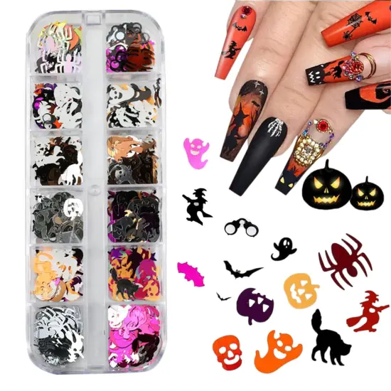 Halloween Nail Art Glitters {1}