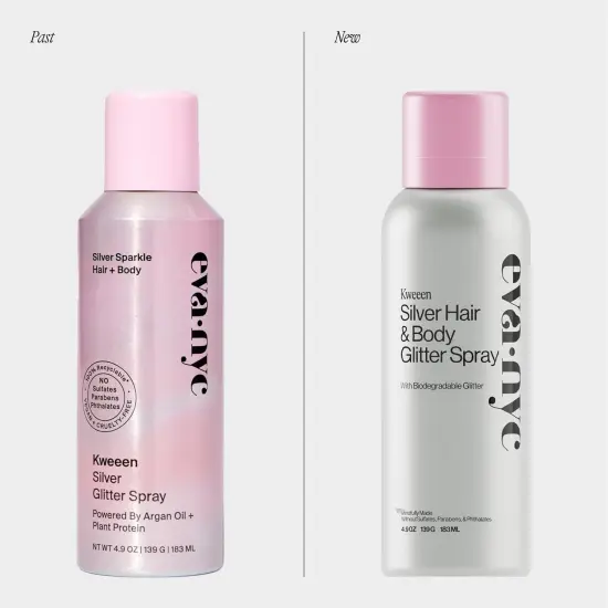 Silver Hair and Body Glitter Spray, 4.9 oz {2}