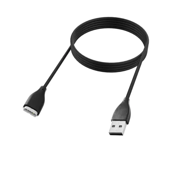 Insten USB Charging Cable Compatible with Fitbit Surge Smartwatch, Black, 3 ft {1}