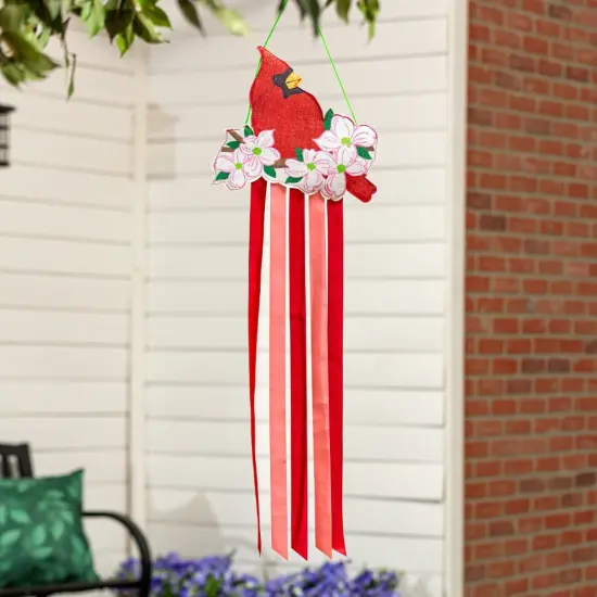 Spring Swinging Cardinal Windsock 36 Inches {1}