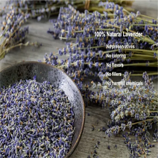 1 Pounds Lavender Buds Dried Flowers,100% Natural Dried Lavender Buds, Ultra Blue Grade (1 Pounds) {2}