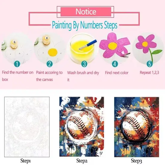 Day of The Dead Paint by Numbers for Adults Beginner Graffitic Human Skeleton DIY Paintings Acrylic Paint Canvas Girls Bedroom Decor Skull Man Painting Kits Flowers Art 16x20 Inch （Frameless ） {5}