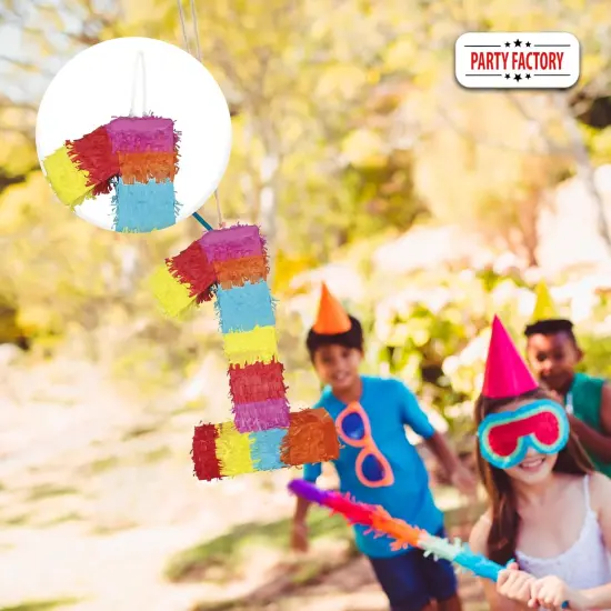 Party Factory Pinata Numbers 0-9 Kids Birthday Slap Pinata 16.5 x 13.7 x 3.1 inch Decoration Birthday Decoration (1) {3}