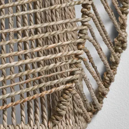 Handmade Sedge Wall Lamp Soft Light & Cozy Atmosphere {6}