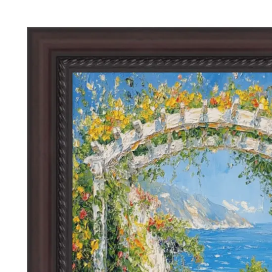 Traditional Diploma Mahogany Rope Picture Frame 18x24 frame {4}