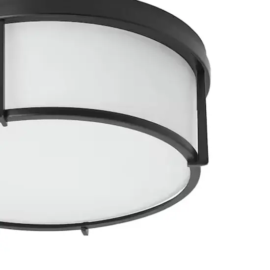 Ceiling Lamp Black Glass Shade for Soft Balanced Lighting {6}