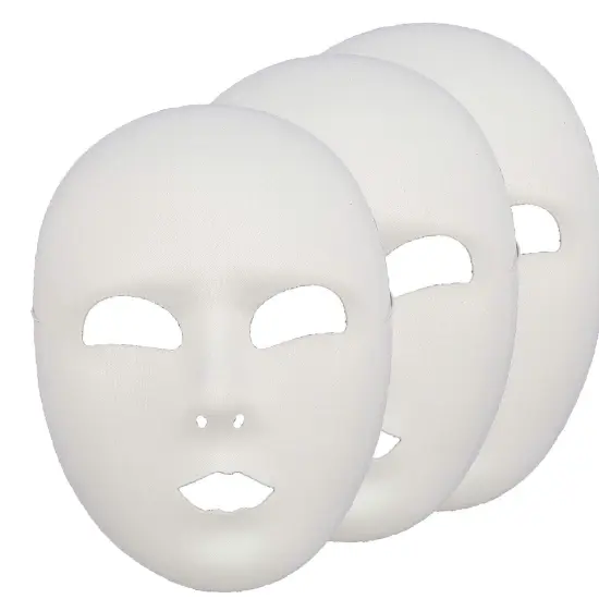 Plain White Face Mask {1}