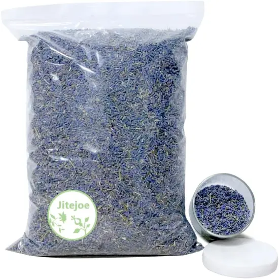 Dried Lavender Flowers, Natural Dried Lavender Buds, Fragrant Dried Lavender Bulk for Drawers and Closets, Wholesale Dried Flowers for Soap, Candle, Sachets, DIY (1 Pound) {1}