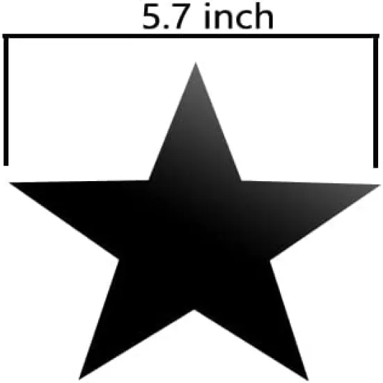 Gold Silver Black Star Hanging Swirl Decorations {3}