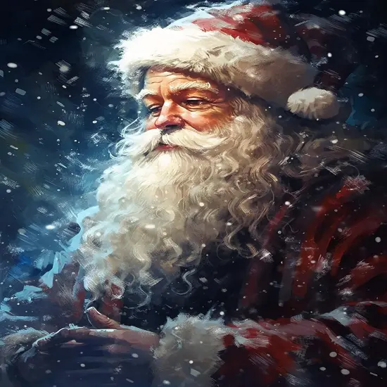 Diamond Art Painting Santa Claus, 5D Diamond Art Kit for Beginners, DIY Paint with Round Full Drill Diamonds Paintings Gem Art for Home Wall Decoration Gift-12X16 Inch-10 {1}