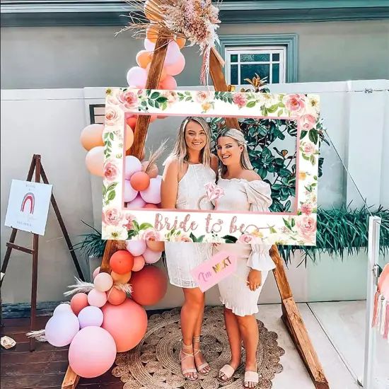 Bridal Shower Decorations Bride to Be Party Photo Booth Props Bride to Be Sign Bride to Be Sash Bridal Shower Party Supplies Bridal Shower Party Photo Booth Props Bachelorette Party {3}