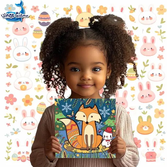 Paint by Numbers Framed, 3 Pack Painting Kit for Kids DIY Printed Canvas, Paint by Numbers for Kids Ages 8-12 9-12 4-8, Christmas Gift for Kids, Art Supplies & Arts and Crafts for Kids {3}