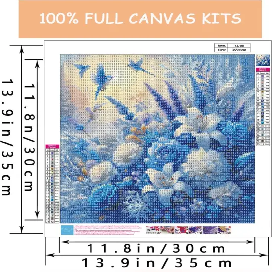 Flowers Diamond Art Painting Kits for Adults {2}
